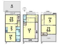 2023年11月改装完成!店舗付住宅!
忙しい朝でも嬉しい駅歩6分!
毎日の買いもの便利なフレスコスマイル藤森店は徒歩3分!
