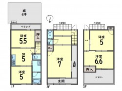 2023年11月改装完成！店舗付住宅！
忙しい朝でも嬉しい駅歩6分！
毎日の買いもの便利なフレスコスマイル藤森店は徒歩3分！