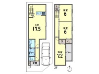 忙しい朝でも嬉しい駅歩8分！閑静な住宅地で新生活をスタート！
角地につき、たっぷりの陽射しで明るい住まい！