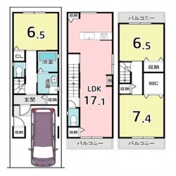 伏見区の不動産の事ならライフワンにお任せください 藤ノ森小学校区の新築戸建♪全室6帖以上！
京阪『墨染』駅まで徒歩6分の近さ♪
生活利便施設が充実しており便利な立地！