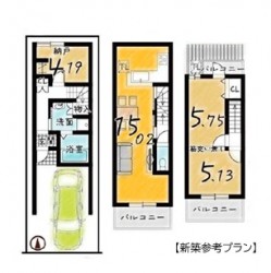 南向きバルコニーで陽当り良好♪広々収納でお部屋スッキリ！
3沿線2駅利用可で通勤通学に便利♪
スーパーなどの利便施設が徒歩圏内に充実！