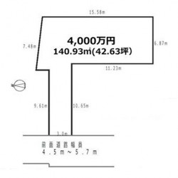 【建築条件無】お好きなハウスメーカーさん・工務店さんで建築できます！利便性と精悍さを兼備した立地！
教育施設が身近で子育て世代の方も安心です！