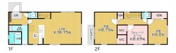 2025年5月建築！こだわりの住宅設備で快適な暮らし♪
2沿線利用可で通勤通学に便利！
稲荷小学校までは徒歩5分の距離で子育て世帯にも安心♪