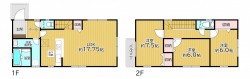 2025年5月建築！家族との会話も弾むカウンターキッチン♪
2沿線利用可で通勤通学に便利！
稲荷小学校までは徒歩5分の距離で子育て世帯にも安心♪