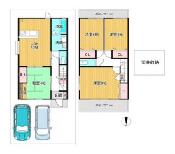 伏見区の不動産の事ならライフワンにお任せください 全室6帖以上のゆったりとした室内！駐車2台可能♪
トイレが2ヶ所あるのも嬉しいポイントです♪
リフォーム・リノベーションも弊社にお任せ！
