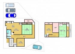 伏見区の不動産の事ならライフワンにお任せください 閑静な住宅地で新生活をスタート！全居室6帖以上♪
2沿線3駅利用可能で通勤通学に便利！
毎日の買い物に便利なフレスコ深草店は徒歩4分！