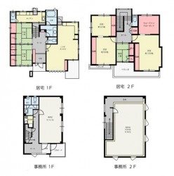 伏見区の不動産の事ならライフワンにお任せください 事務所併設の6SLDKの大きな住宅♪
約22帖のゆたっり広々としたリビング！
収納豊富ですっきりとした室内♪