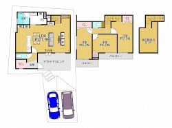 伏見区の不動産の事ならライフワンにお任せください 土地約47坪！駐車2台可能！京阪中書島徒歩8分！
全居室6帖以上でゆったりとした室内♪
充実の設備の整った住まいで新生活をスタート！
