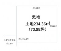 伏見区の不動産の事ならライフワンにお任せください 【建築条件無】お好きなハウスメーカーさんで建築可能！
土地広々70坪超え！閑静な住宅地で新生活をスタート！
桃山小学校までは徒歩4分で子育て世帯にも安心の環境♪