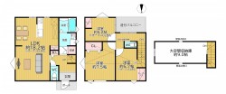 伏見区の不動産の事ならライフワンにお任せください 忙しい朝にも嬉しい駅徒歩9分の距離！
広々18帖超えのLDKで家族団らんのひと時を♪
深草小学校までは徒歩8分で子育て世帯にも安心の住環境♪