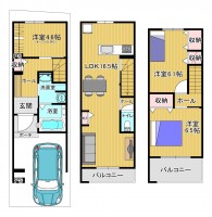 令和8年11月完成予定！駐車スペースあり！
近鉄京都線『伏見』駅徒歩6分！3沿線4駅利用可で通勤通学に便利！
充実の住環境で新生活をスタート♪