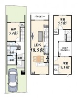 伏見区の不動産の事ならライフワンにお任せください 2027年3月完成予定！閑静な住宅街で新生活をスタート♪
前道ゆったり6mで毎日の駐車も楽々です♪
スーパーやドラックストアが徒歩圏内の便利な住環境♪