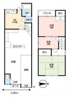 バス『西板橋』停徒歩1分！
1階は店舗としてお使いいただけます！
スーパーやドラックストアが徒歩圏内で毎日の暮らしが便利♪